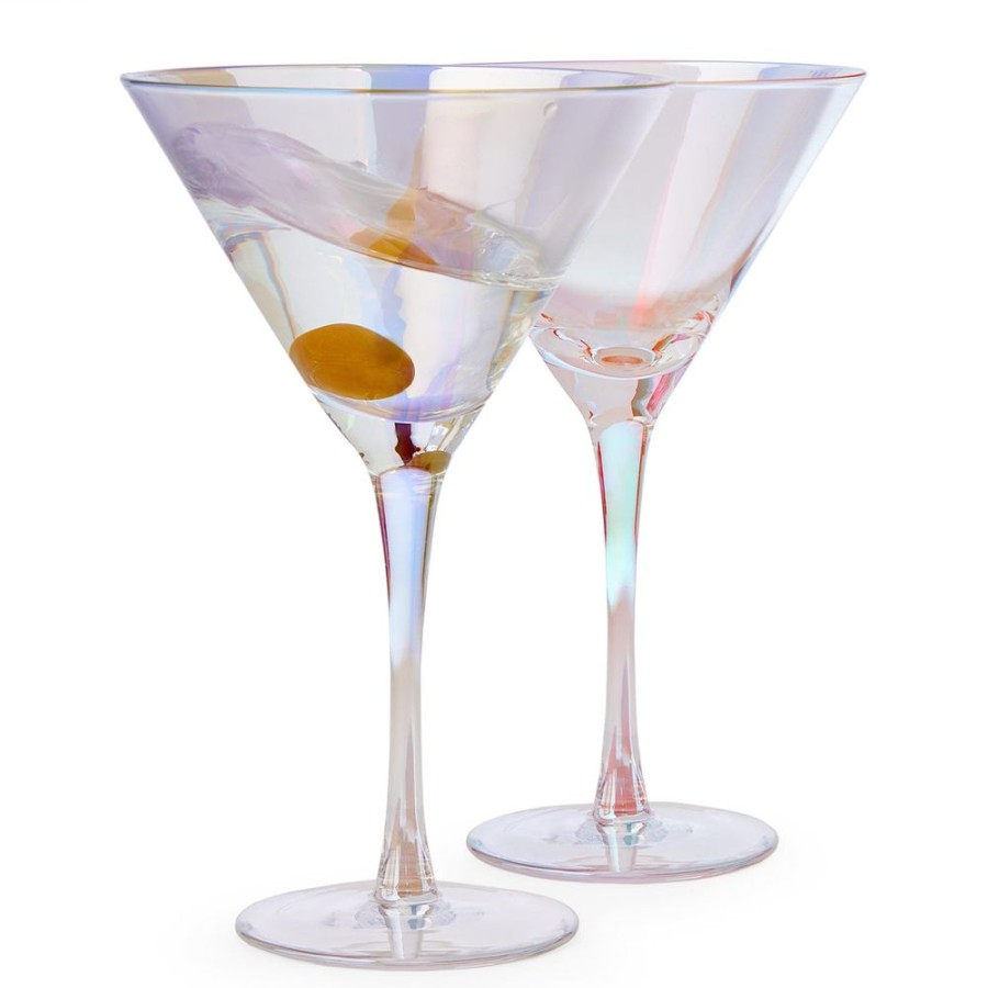 Glassware VonShef | Iridescent Cocktail Martini Glass, Set Of 2