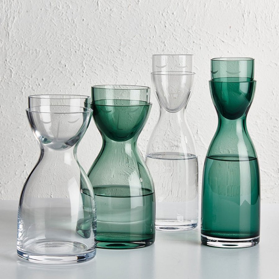 Glassware Nude | Mr. & Mrs. Night Tall, Green