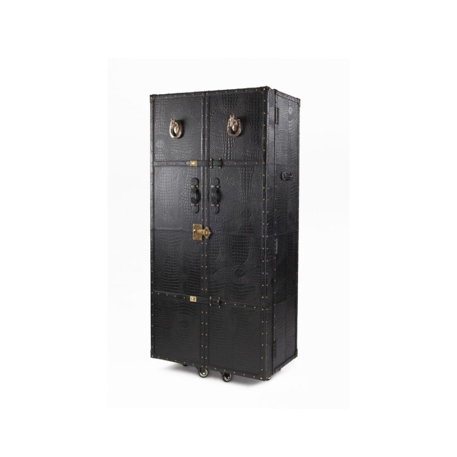 Bar Furniture Three Sixty | Artemis Tall Leather Bar, Black