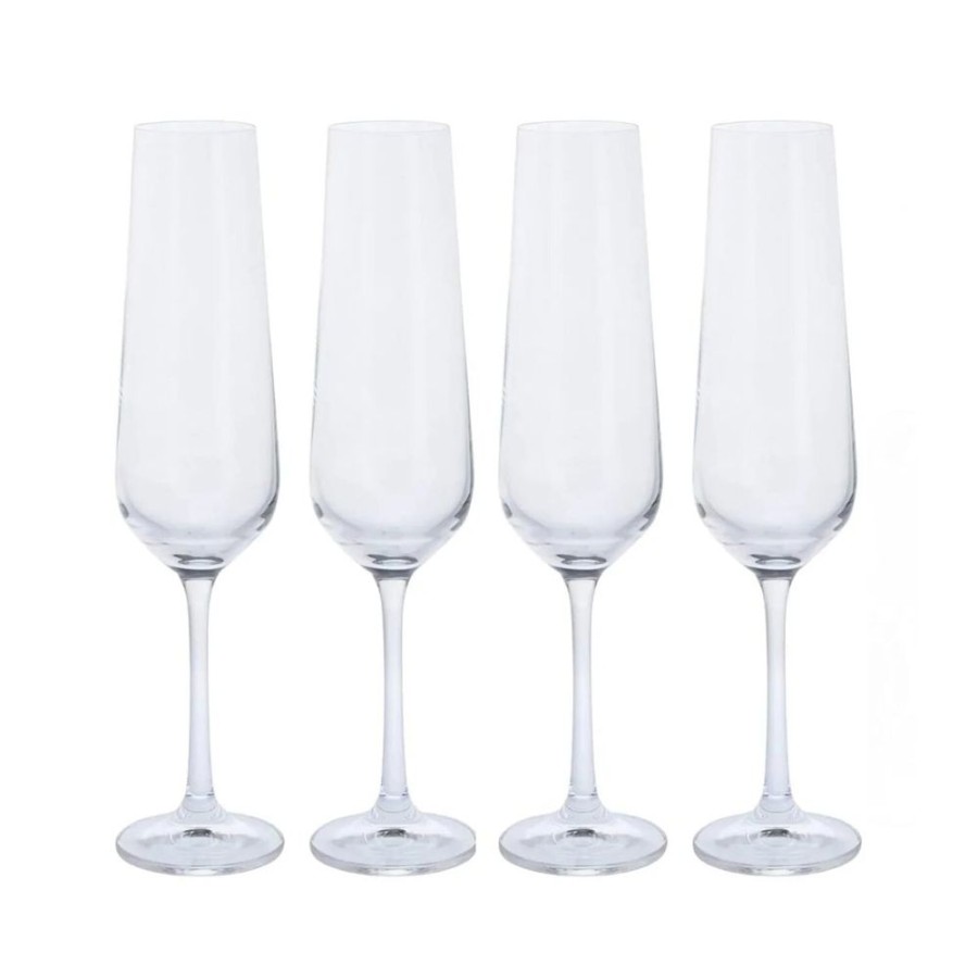 Glassware Dartington | Cheers! Champagne Flute, Set Of 4