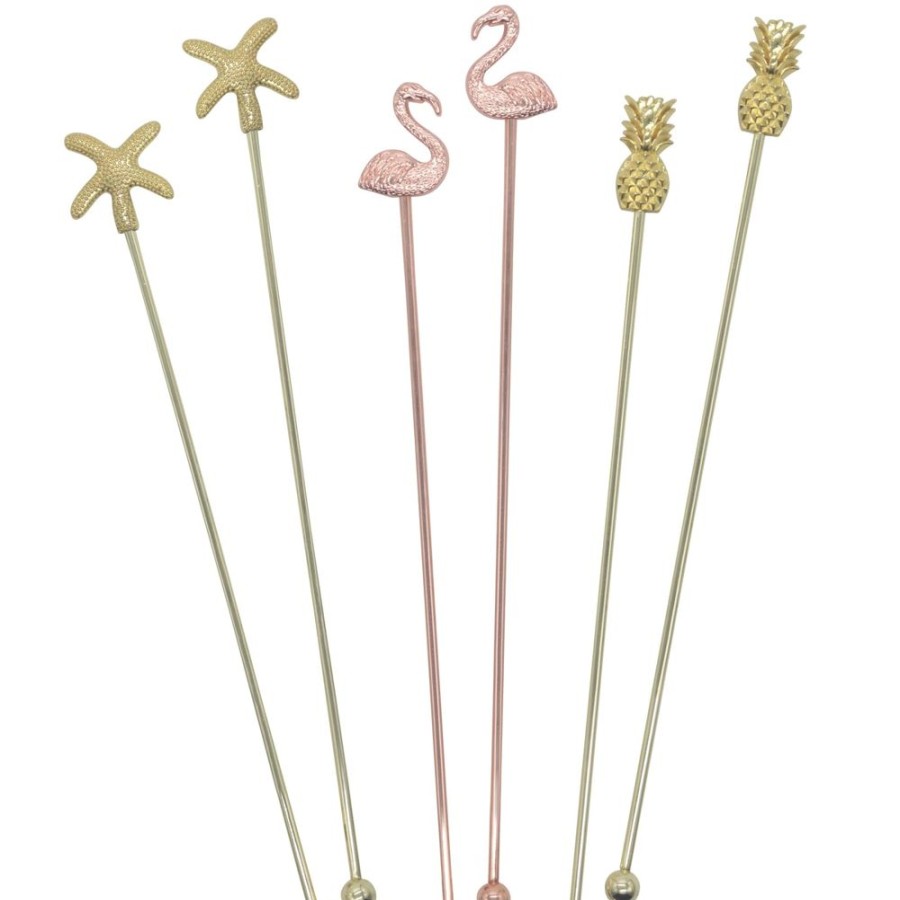 Accessories GlasKart | Beach Vibe Stirrers, Set Of 6