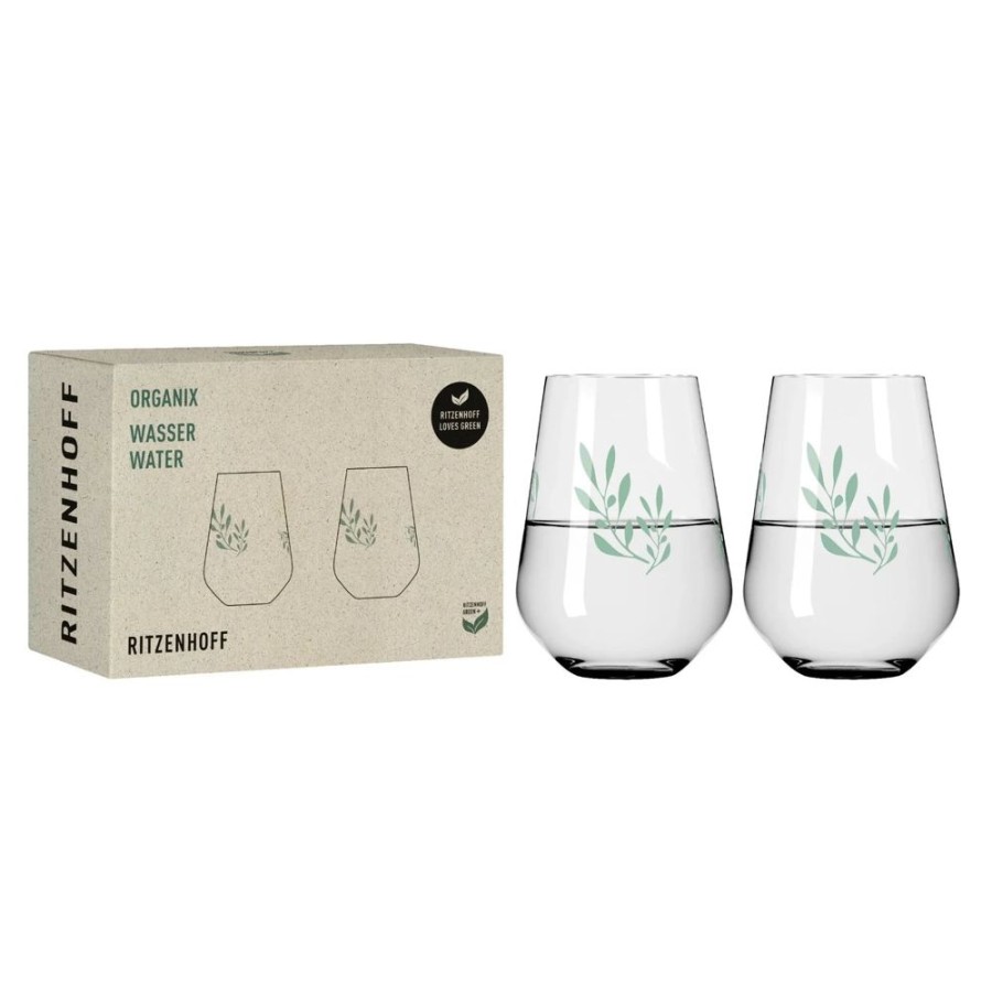 Glassware Ritzenhoff | Organix Water Glass, Set Of 2