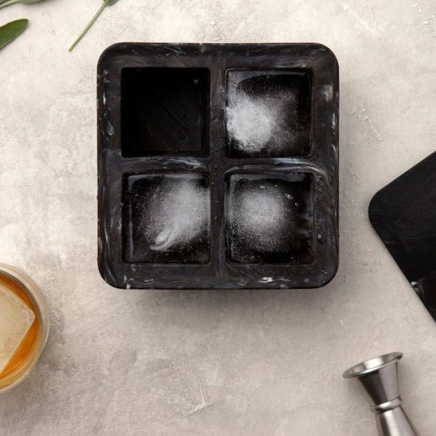 Accessories Wu0026P Design | Extra Large Ice Cube Tray, Charcoal