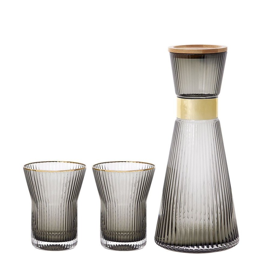 Glassware GlasKart | Rave Carafe Set, Graphite