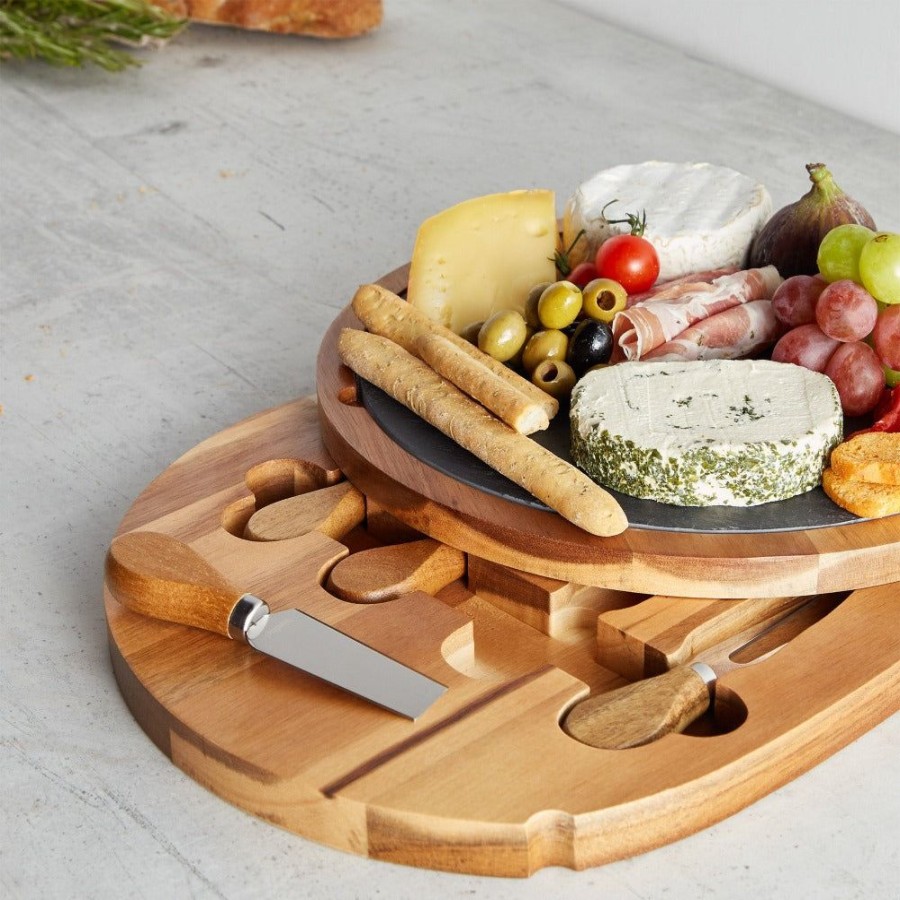 Accessories VonShef | Acacia Round Cheese Board